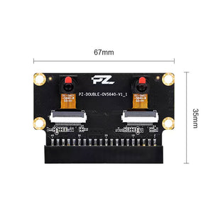 PZ5640-D OV5640 Binocular Camera Module 5MP 2592x1944 Fixed-Focus Camera for Zynq MPSoC Development