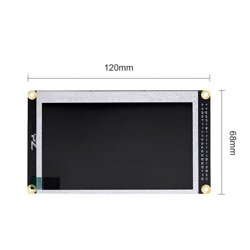 PZ-LCD430 4.3-Inch TFT LCD Display Screen 480x272 Resolution 24-Bit RGB Interface for Embedded Systems