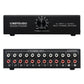 LYNEPAUAIO B002 RCA Audio Switcher 10 Input 2 Output Stereo Signal Selector Passive Lossless