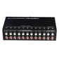 LYNEPAUAIO B002 RCA Audio Switcher 10 Input 2 Output Stereo Signal Selector Passive Lossless