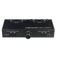 LYNEPAUAIO B083 2 In 2 Out Fully Balanced Audio Switcher XLR Stereo Selector with Volume Control