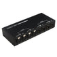 LYNEPAUAIO B084 2 In 2 Out Fully Balanced XLR Audio Switcher Passive Stereo Selector with Mute Button