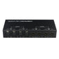 LYNEPAUAIO B084 2 In 2 Out Fully Balanced XLR Audio Switcher Passive Stereo Selector with Mute Button