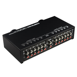 LYNEPAUAIO B086 6 In 6 Out Audio Signal Switcher Headphone Speaker Selector 1 In 12 Out Lossless