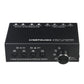 LYNEPAUAIO B087 4 In 4 Out RCA Audio Switcher Headphone Speaker Selector Synchronized Output