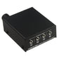 LYNEPAUAIO B003 4 In 4 Out Mini Audio Switcher 3.5mm Headphone Speaker Selector Synchronized Output