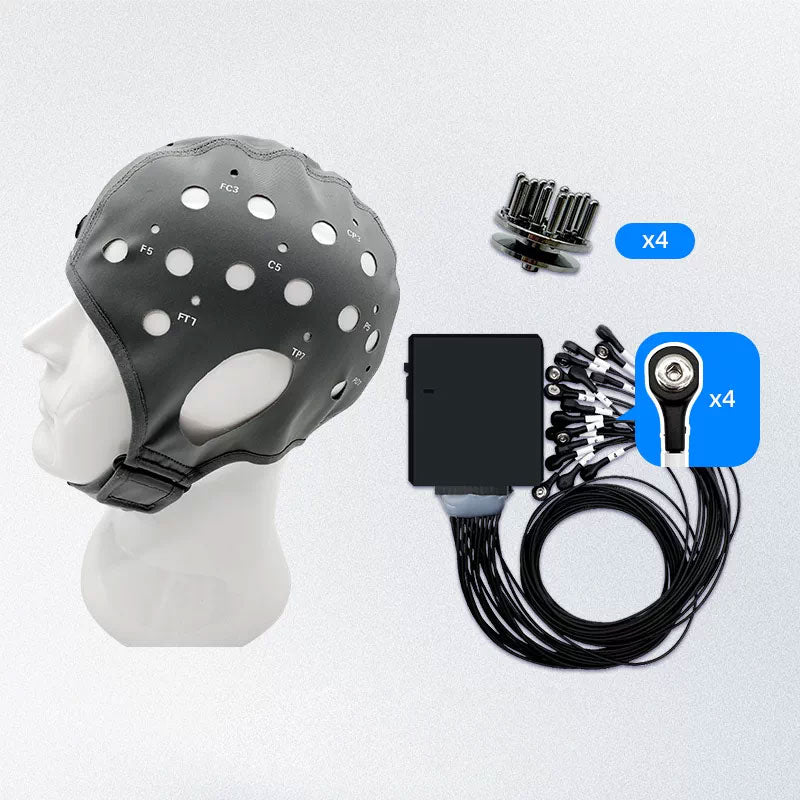 4CH/8CH/16CH EEG Signal Acquisition Device Wireless Data Transmission EEG Controller Compatible with OpenBCI