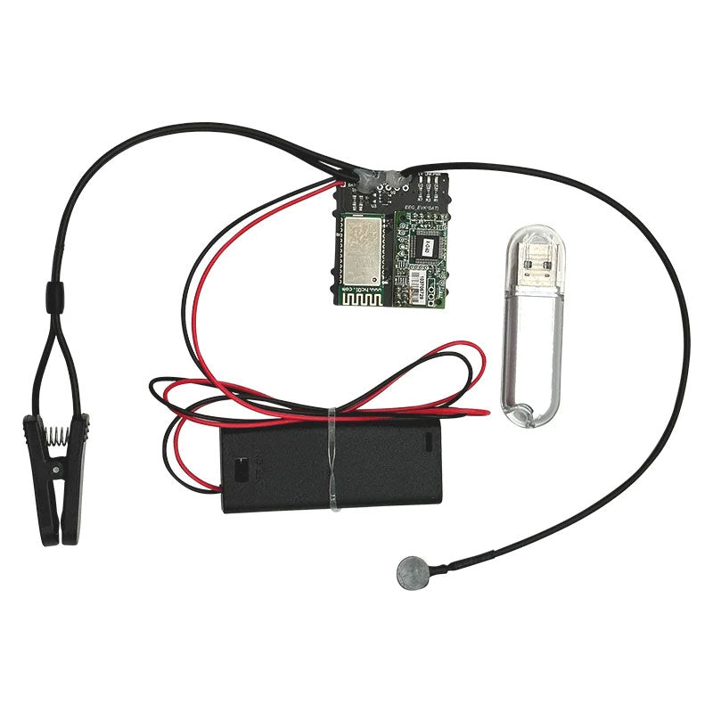 V4 TGAM EEG Module EEG Signal Conversion Module with Dry Electrode Bluetooth Adapter