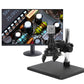 HY-6120s Real 4K UHD 3D Microscope Camera 200X Parfocal Lens Industrial Electronic Digital Microscope for PCB Soldering
