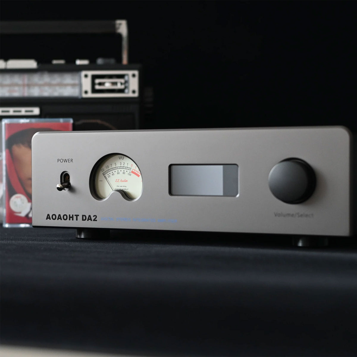 AOAOHT DA2 HiFi Pure Digital Input Class-D Amplifier TAS5624x2 200W Digital Signal Modulation PWM Signal