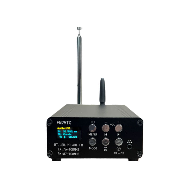 FM25TX 2.5W FM Transmitter 76MHz-108MHz TX/87-108MHz RX MP3 Music Transmitter