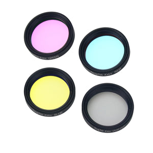 ToupTek 1.25-Inch LRGB Filter Set Quartz Glass Astronomical RGB Three-Channel Filter for Monochrome Astronomy Cameras