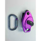 Outdoor Rock Climbing Descender Manual Control Descent Device Lift Retarder for 10.5-12MM Ropes
