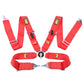OMP Racing Game Simulator Safety Belt 3-Inch 4-Point Modification Quick Release Seat Belt