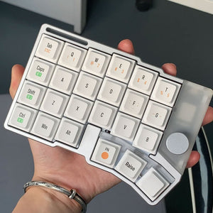 Cornix Wireless Dual-Mode Split Keyboard USB-C/Bluetooth Support 6/12/18/24 Degree Angle Adjustment