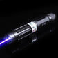 450nm Blue Laser Pointer Pen 1.5W/1500mW Adjustable Focus Visible Beam with Blue Colorful Box