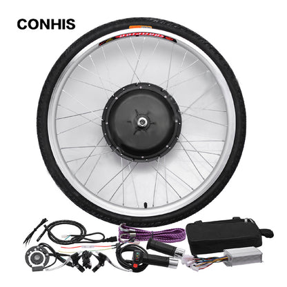 48V 1000W Electric Bicycle Conversion Kit E-Bike 26'' Rear Wheel