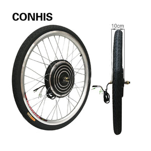 36V 500W Electric Bicycle Conversion Kit Striped Type 26'' Front Wheel E-Bike Conversion Kit