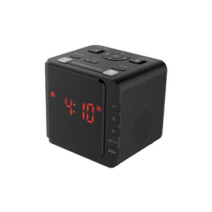 LED Radio Clock Digital AM FM Alarm Large Display USB Dual Snooze Alarm