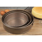 Non Stick Cake Bake Tin Cake Mental Round Mould Baking Bakeware Set Of 3