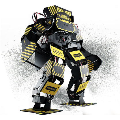 Humanoid Robot Aluminum Alloy 45 kg.cm with 2.4GHz Joystick Support Bluetooth Remote Control