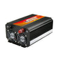 1000W Power Inverter DC 12V-24V to AC 110-220V Black with LCD Screen