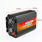 1000W Power Inverter DC 12V-24V to AC 110-220V Black with LCD Screen
