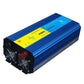 1000W Solar Power Inverter Pure Sine Wave DC 24V to AC 220V Blue with LCD Screen