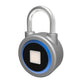 P2 Smart Fingerprint Padlock Keyless Bluetooth Phone APP IP65 Anti-theft Door Lock for Android iOS