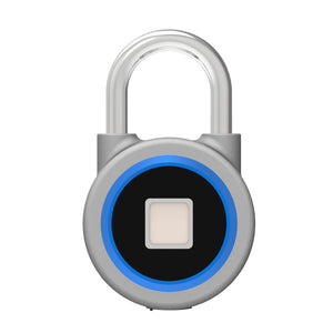 P2 Smart Fingerprint Padlock Keyless Bluetooth Phone APP IP65 Anti-theft Door Lock for Android iOS