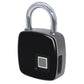 P3 Smart Fingerprint Lock IP65 Waterproof Keyless Anti-theft Padlock Door Lock with USB Cable
