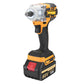 68V 6000mAh Cordless Wrench Electric Impact Wrench Brushless Wrench Tool 2 Batteries 1 Charger