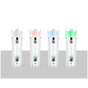 Face Steamer Spray Water Meter Skin Test Beauty Instrument With Screen Display USB Charge