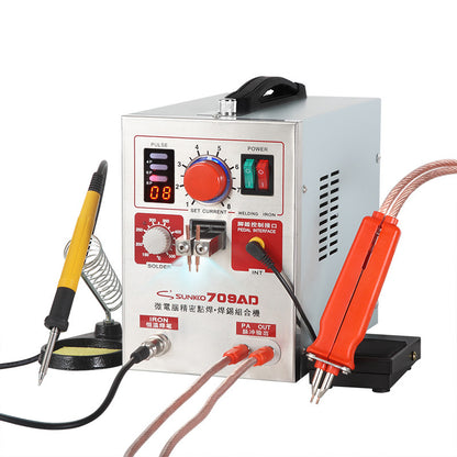 709AD 110V Pulse Spot Welder Battery Welding Soldering Machine 3in1 for 18650 with 70B Welding Pen