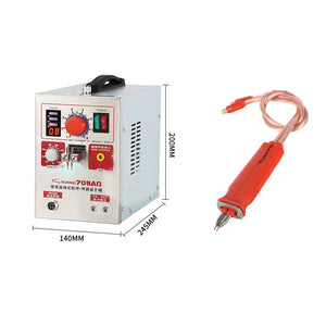 709AD 110V Pulse Spot Welder Battery Welding Soldering Machine 3in1 for 18650 with 70B Welding Pen