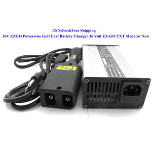 36V 5A Golf Cart Battery Charger 110V Input Default D Plug Optional Output Plug for EZ-GO TXT Yamaha