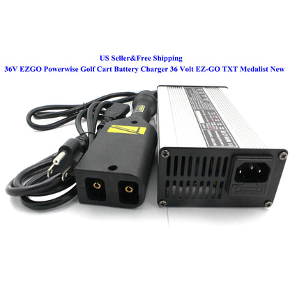 36V 5A Golf Cart Battery Charger 110V Input Default D Plug Optional Output Plug for EZ-GO TXT Yamaha