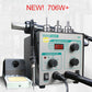 2 In 1 Hot Air Rework Station 580W Hot Air Soldering Station Digital Display + 3 Nozzles QUICK 706W+