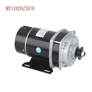 600W 48V Electric Motor for Bicycle Permanent Magnet DC Brush Motor MY1120ZXF for E-Tricycle