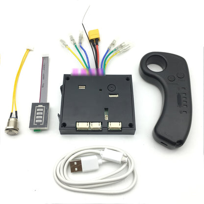 6S 24V Electric Skateboard Controller Longboard + Remote Control Dual Motors ESC Substitute Kit