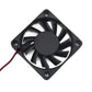 4 Pcs 12V Cooling Fan Brushless DC Cooler Fan Printer 5010 2-Pin 60x60x10mm