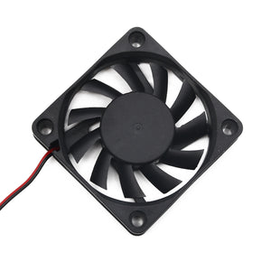 4 Pcs 12V Cooling Fan Brushless DC Cooler Fan Printer 5010 2-Pin 60x60x10mm