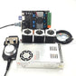 USB CNC 3 Axis Kit 3pcs Nema23 Stepper Motor 57+MDK2 Motor Controller Board+1pc Handwheel+1pc Power