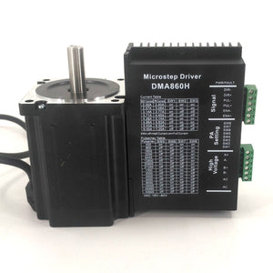 Nema 34 Stepper Motor 86STH118-6004A &amp; DMA860H 2 Phase Stepper Motor Driver Kit with Encoder Cable