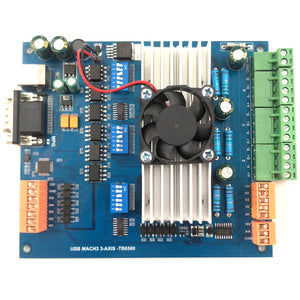 USB MACH3 CNC 3Axis TB6560 Stepper Motor Driver Board with MPG USB Interface + USB Cable + CD
