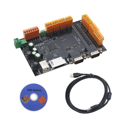 MDK2 USB CNC Breakout Board 100KHz 4-Axis Stepper Motor Controller SD Card Interface MPG Interface