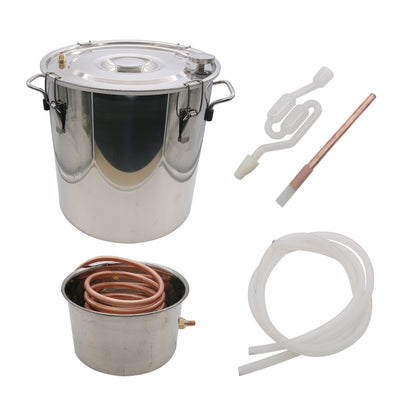 8Gal 30L Alcohol Distiller Wine Water Distiller Making Kit Brew Kit Household