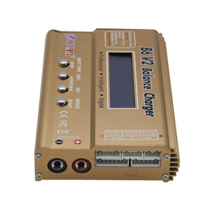 HTRC 80W B6V2 RC Battery Balance Charger Car Helicopter Balance Lipo NIMH Charger Without Adapter