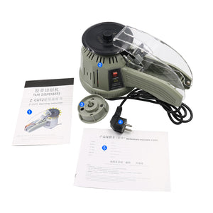 Electric Tape Dispenser Semi-Automatic Type Adhesive Tape Cutter Cutting Machine 11-58mm FZ-208