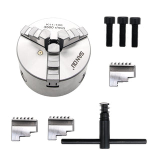 K11-100 Metal Lathe Chuck 3 Jaw 100mm Self Centering &amp; Reversible Jaw